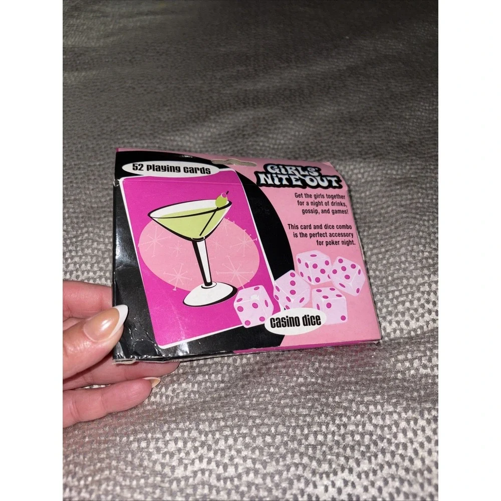 Girls Nite Out Party Game Poker Night Card Game Casino Dice